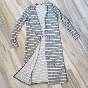 Charlotte Russe | Striped Duster Cardigan sz XS